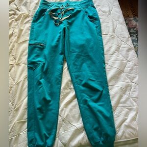 Women’s teal figs jogger scrub pants